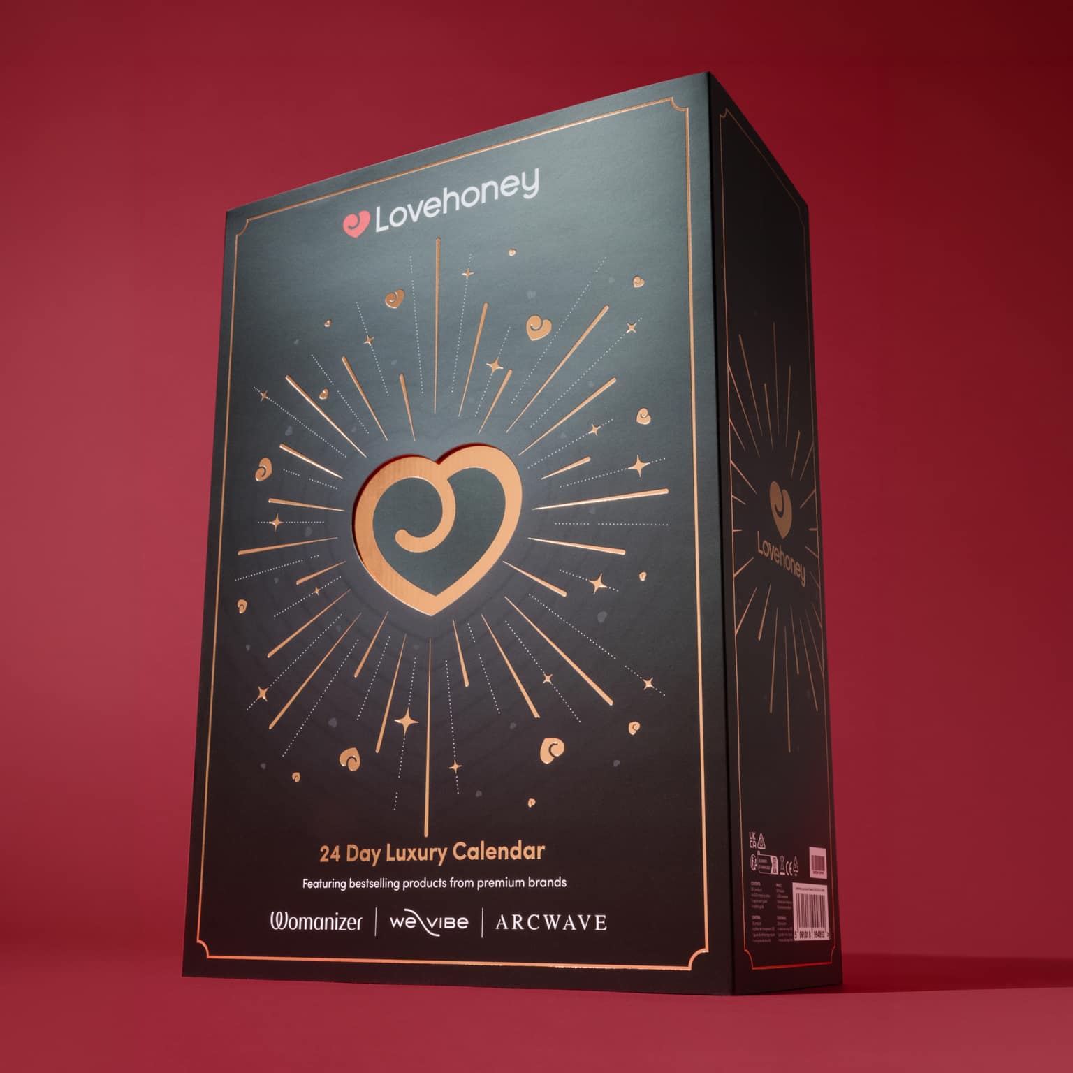 Lovehoney x Womanizer x We-Vibe x Arcwave Luxury julekalender 2026 (24 dage)